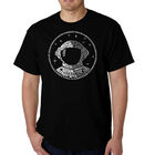 Camiseta Word Art Para Hombre - Necesito Mi Espacio Astronauta - Negro