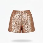 Short con lentejuelas y forro