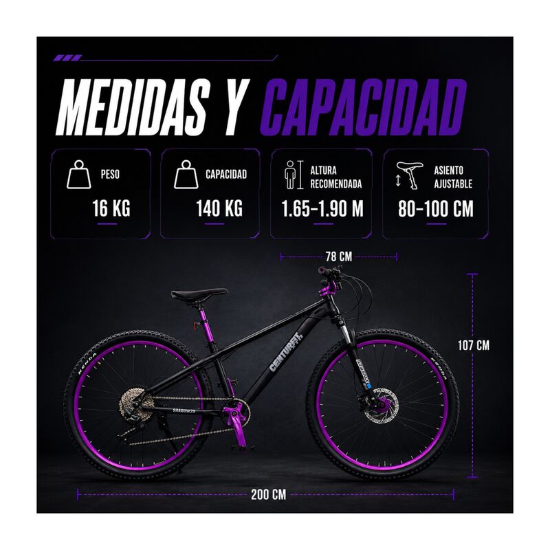 Bicicleta Monta&ntilde;a Rodada 29 Shimano12 Vel Freno... image number null