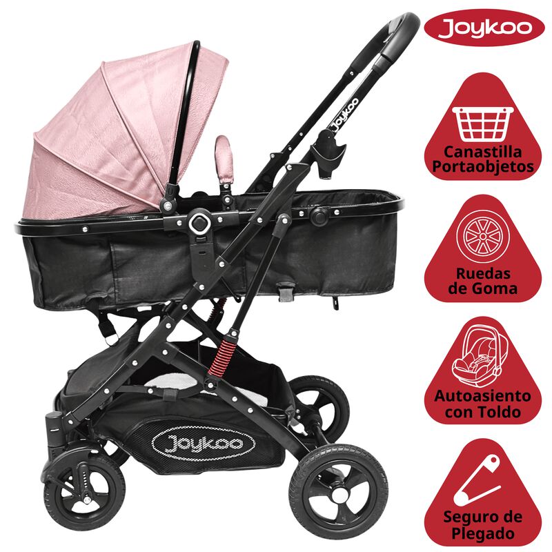 Carriola para Bebé con Portabebé Reversible Con... image number null