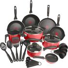 Bateria T-Fal B935SP84 Family Cook 25 Pz Roja