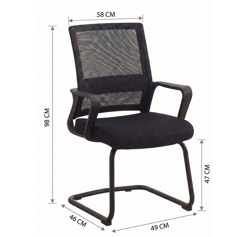 Silla De Visita Ergon&oacute;mica Eke Life Home Mesh P... image number null