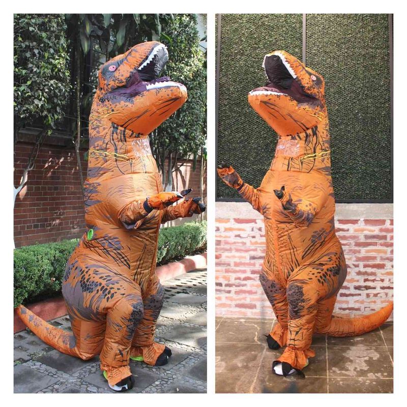 Disfraz Dinosaurio Traje Inflable T-rex Jurasic... image number null
