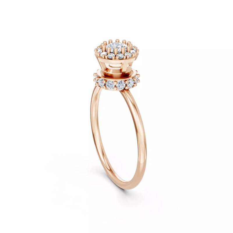 Anillo De Compromiso - Halo - Amore585-rd-cz image number null
