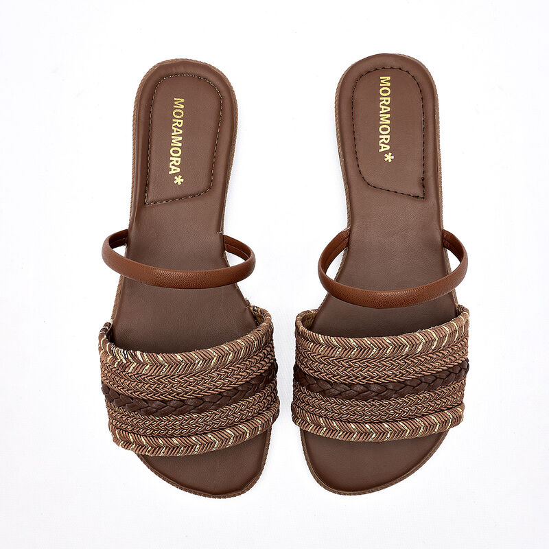 Moramora sandalia piso para mujer camel cod 140... image number null