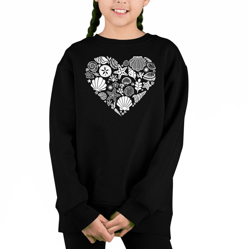 Sudadera De Cuello Redondo Word Art Para Ni&ntilde;a -... image number null