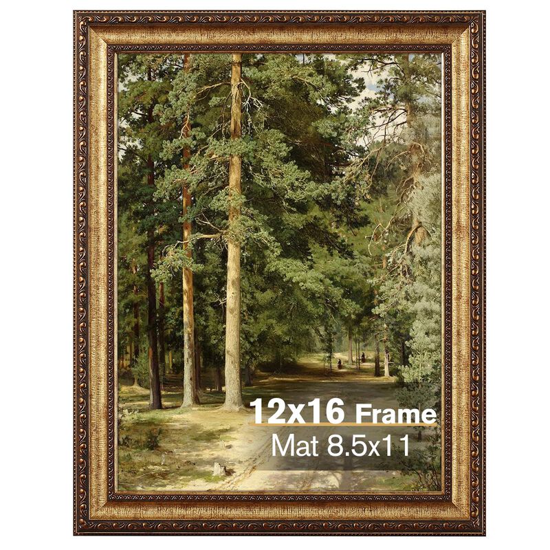 Marco De Fotos Splinterix 41 &times; 30 cm Dorado Con... image number null
