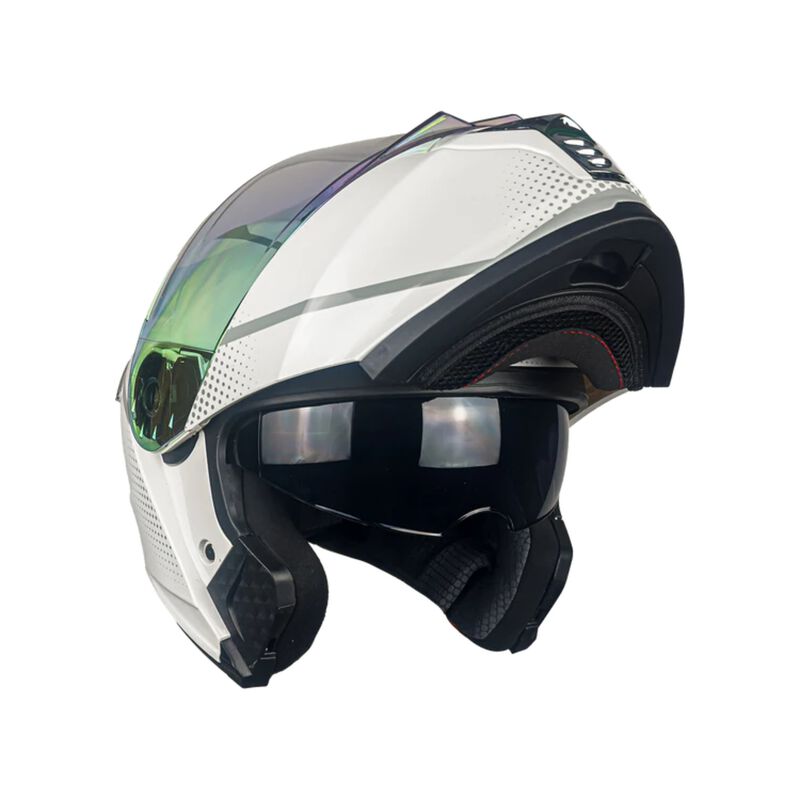 Casco Kov Thunder Waves Blanco M image number null