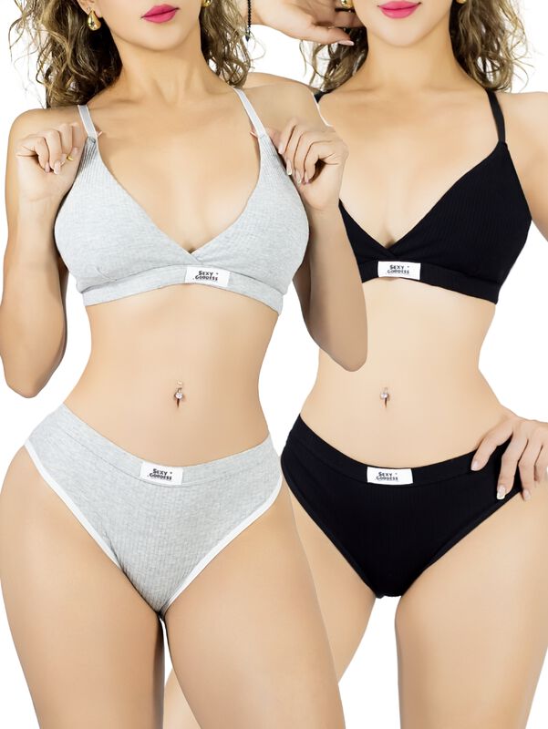 Pack De 2 Sets De Lencería Mujer SET.I-1007-PX2... image number null