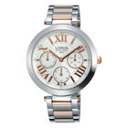 Reloj De Pulso Lorus Modelo Rp659cx9 Para Mujer Color Plateado