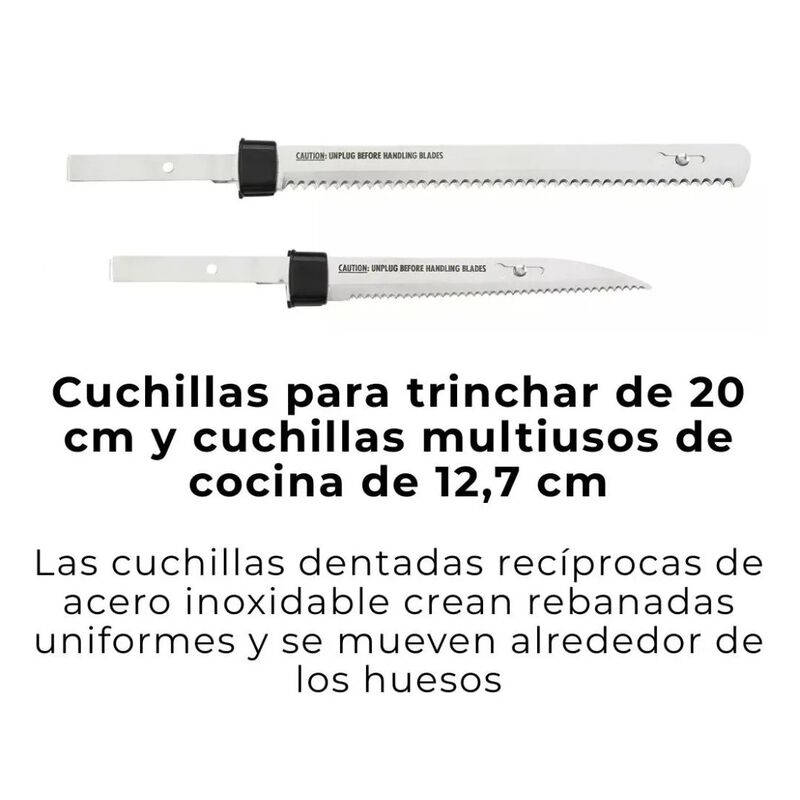 Cuchillo El&eacute;ctrico Hamilton Beach Carne Y Aves ... image number null