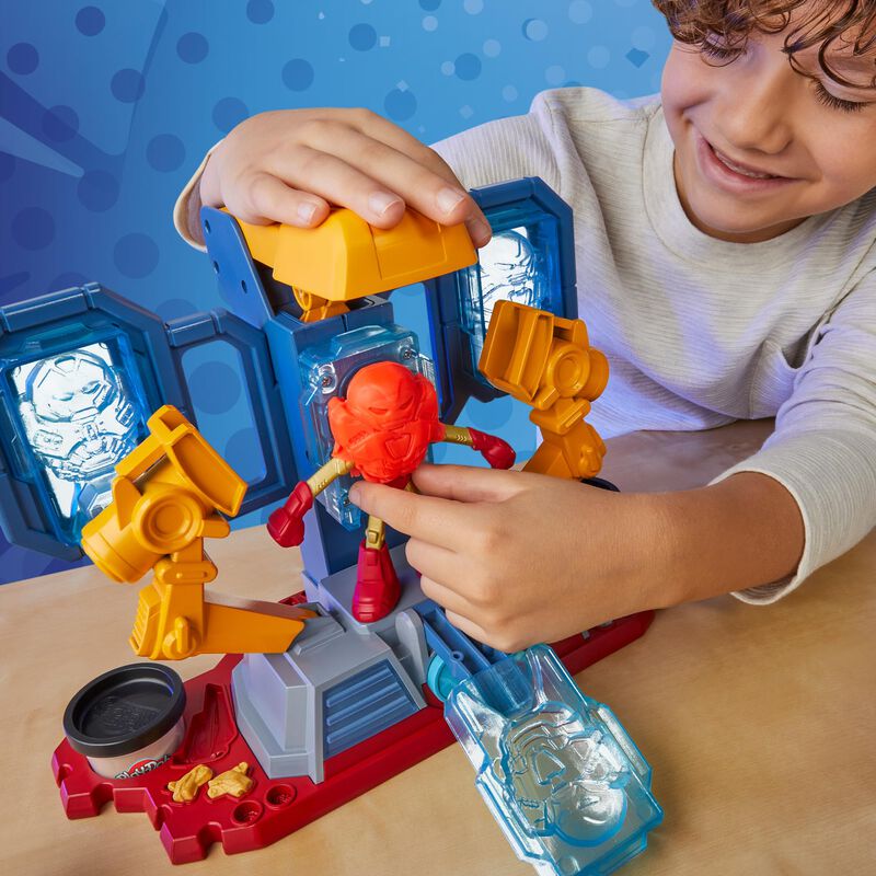 Playset Play-doh Marvel Iron Man Armor Maker La... image number null