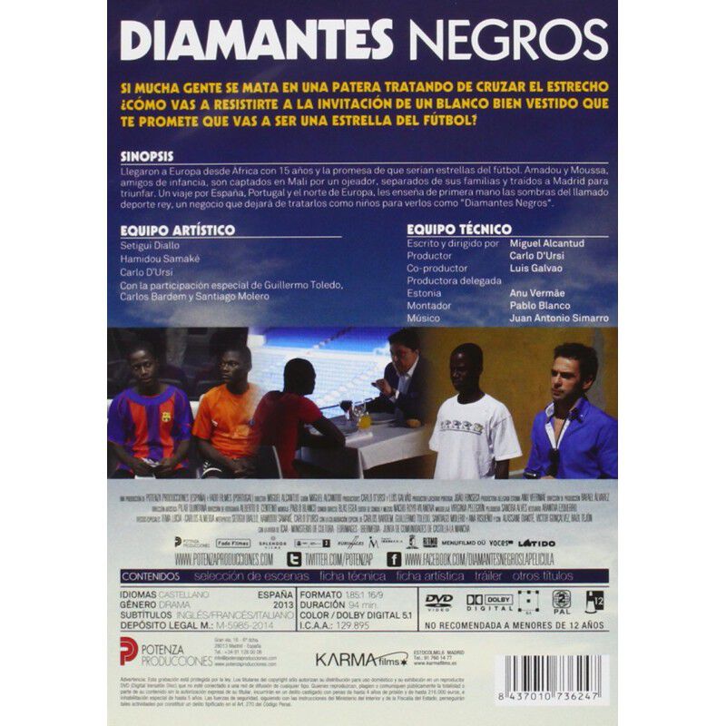 Diamantes Negros [dvd] image number null