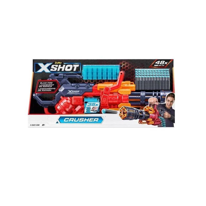 XSHOT Pistola de Juguete Excel Crusher 48 dardo... image number null