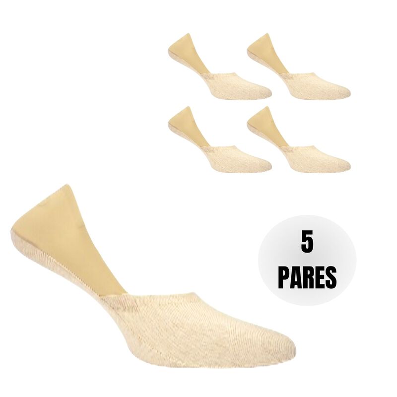 Wilson 5 Pares de Liner para Hombre, Color Beig... image number null