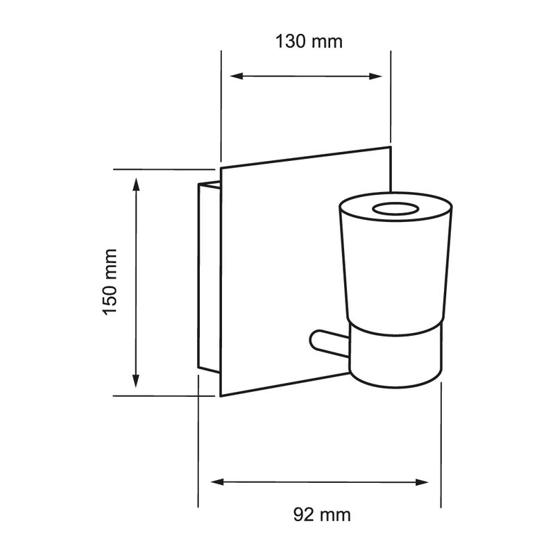 Lámpara de Pared Arbotante Cristal LED 5.5 W, L... image number null