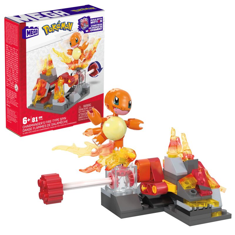 Set De Juguetes De Construcci&oacute;n Mega Pok&eacute;mon Ch... image number null