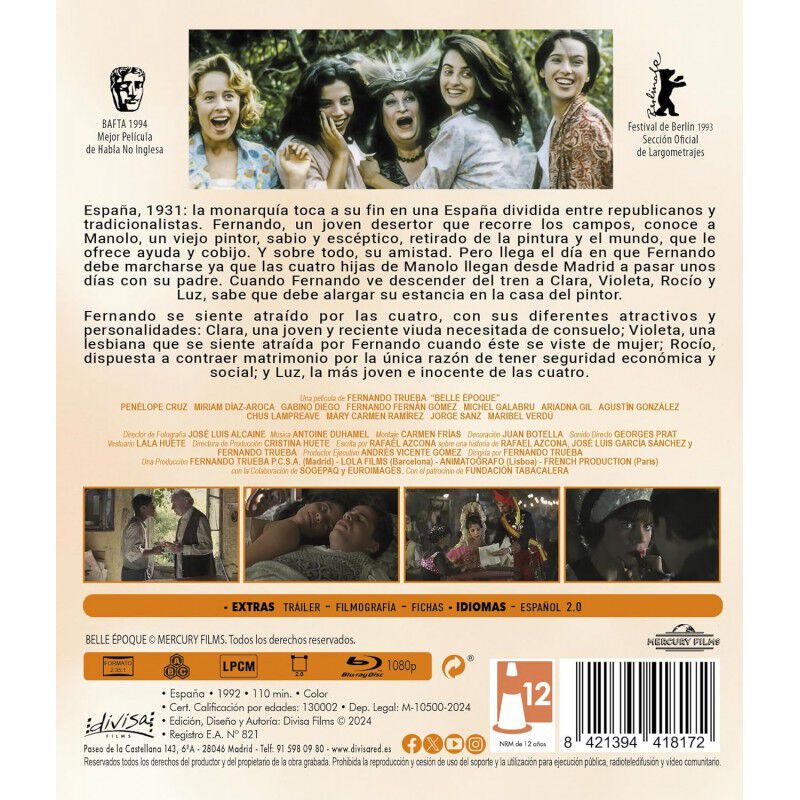 Belle Epoque [Blu-ray] (1992) image number null