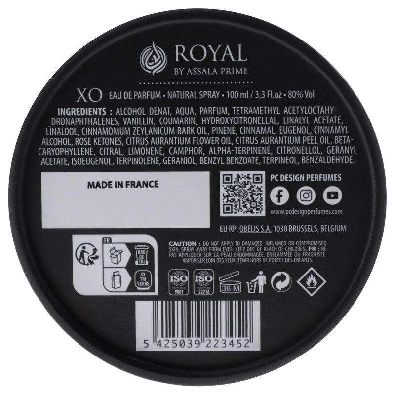 Perfume Assala Prime Royal Xo Edp, 100 Ml, Para... image number null