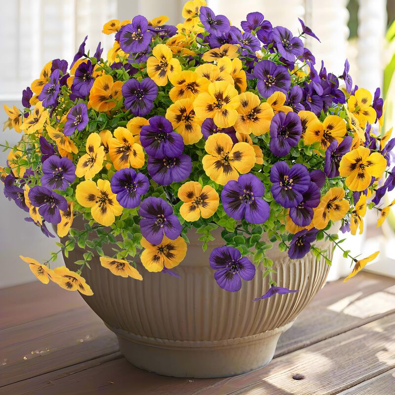 Flores Artificiales Rowfad 36 Piezas Amarillas ... image number null