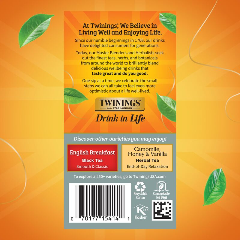 Twinings Prince Of Wales 6 X 20 Bolsas De T&eacute; image number null