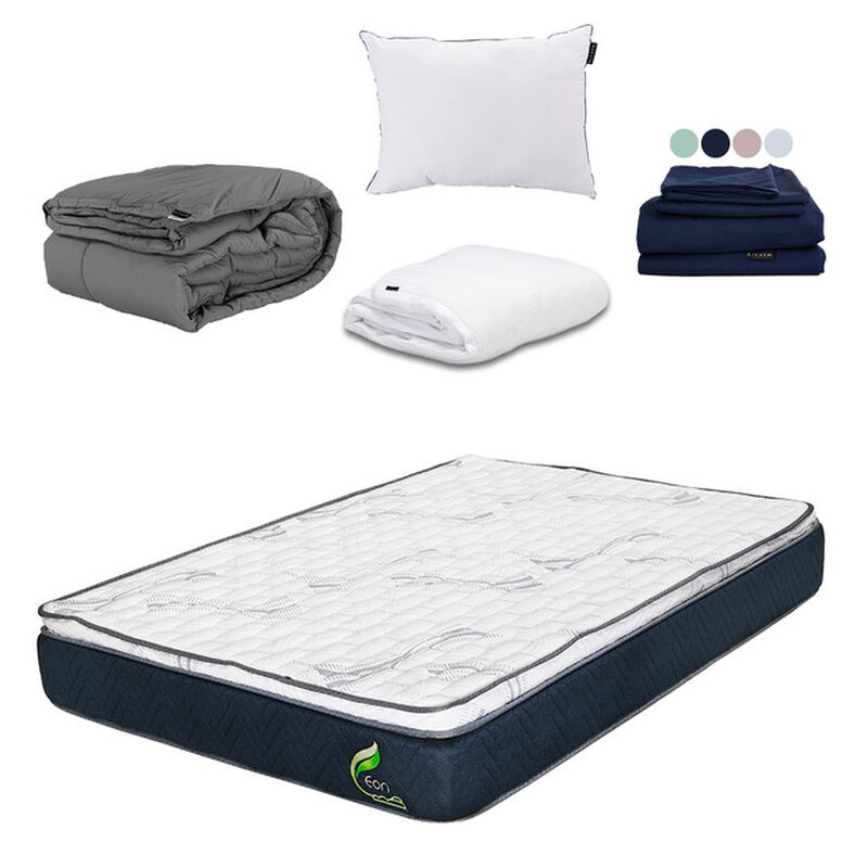 Colch&oacute;n King Size Eon + Almohada One + Protecto... image number null
