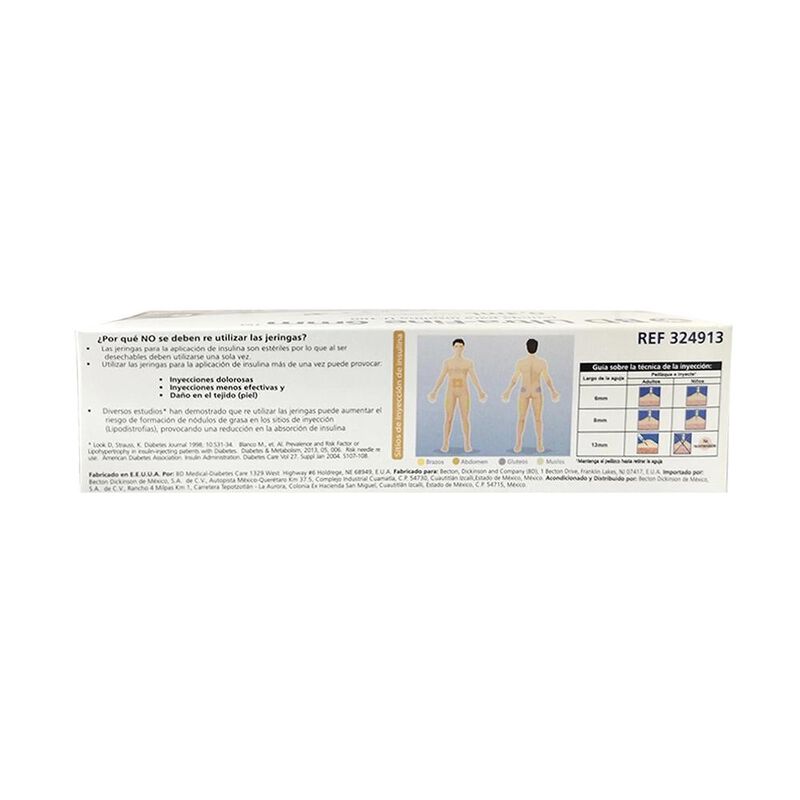 Jeringa Deschable Para Insulina Bd Ultra Fine 0... image number null
