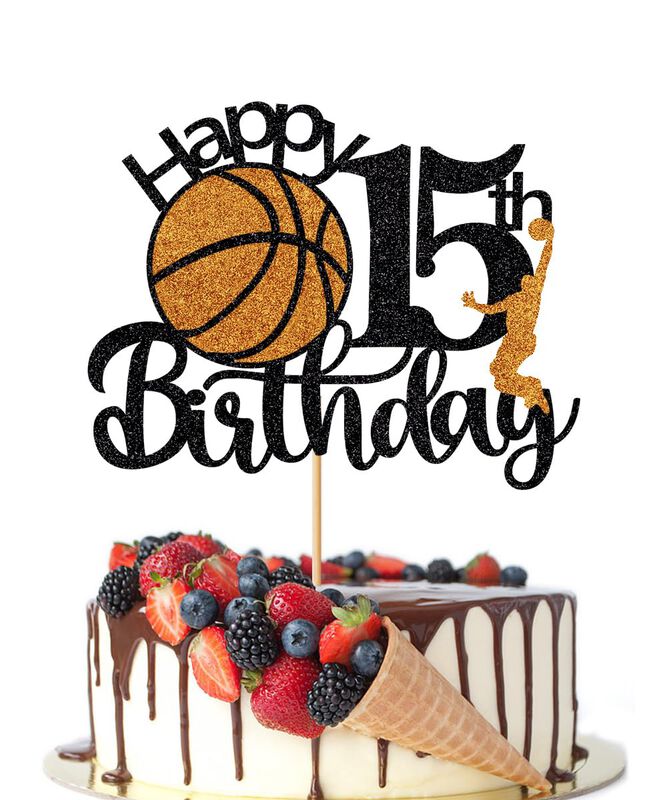 Adorno Para Pastel Crseniny De Baloncesto &ndash; 15.... image number null