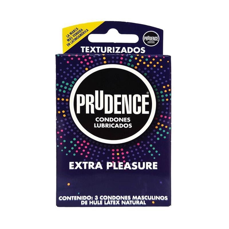 Condones Prudence Extra Pleasure - 3pz image number null