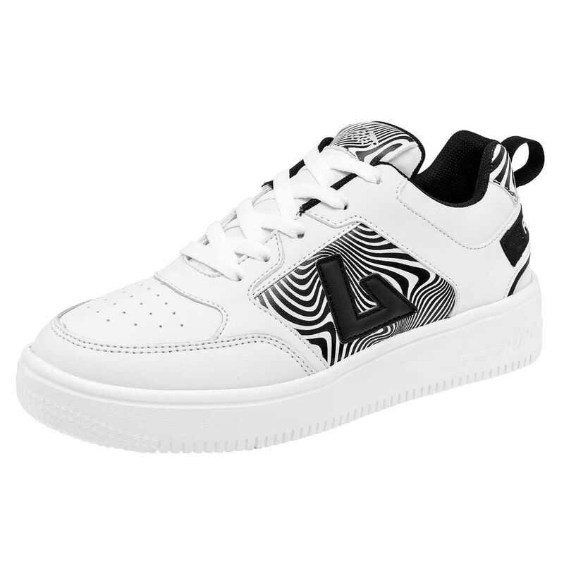 Apoort Tenis urbano para joven blanco negro image number null