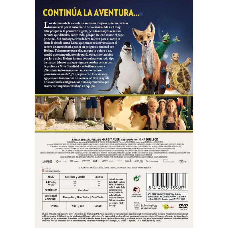 El colegio de animales m&aacute;gicos 2: El origen (DV... image number null