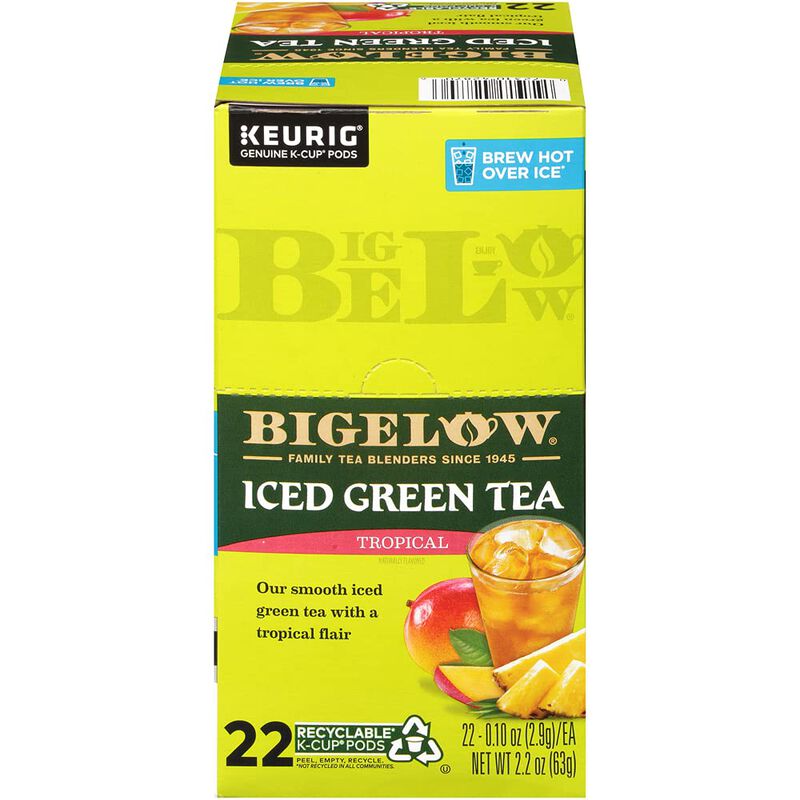 C&aacute;psulas K-cup De T&eacute; Verde Tropical Bigelow &ndash; 2... image number null