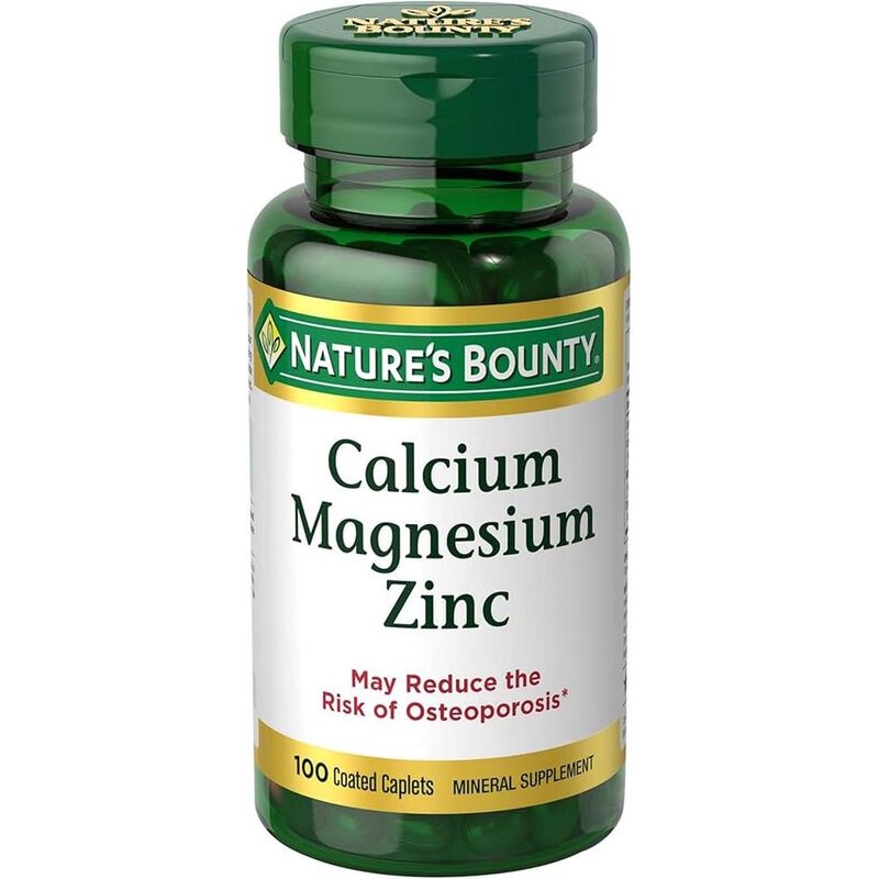 Natures Bounty Calccium Magnesium Zinc With Vit... image number null