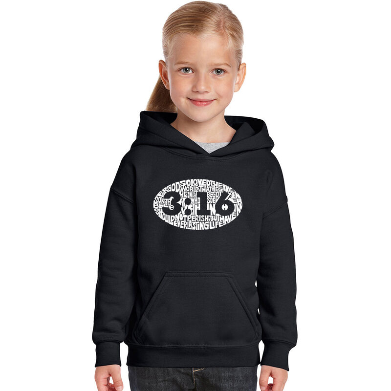 Sudadera Con Capucha Word Art Para Ni&ntilde;a - Juan ... image number null