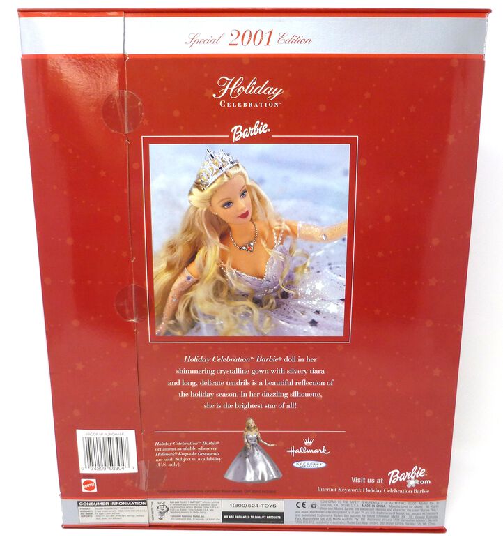 Doll Barbie Holiday Celebration 2001 Edici&oacute;n Es... image number null