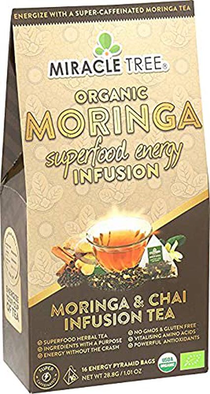 T&eacute; Miracle Tree Moringa Chai 3&times;16 Bolsas image number null