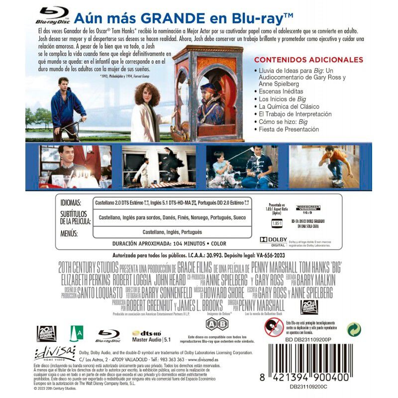 Big (Blu-ray) [Blu-ray] image number null