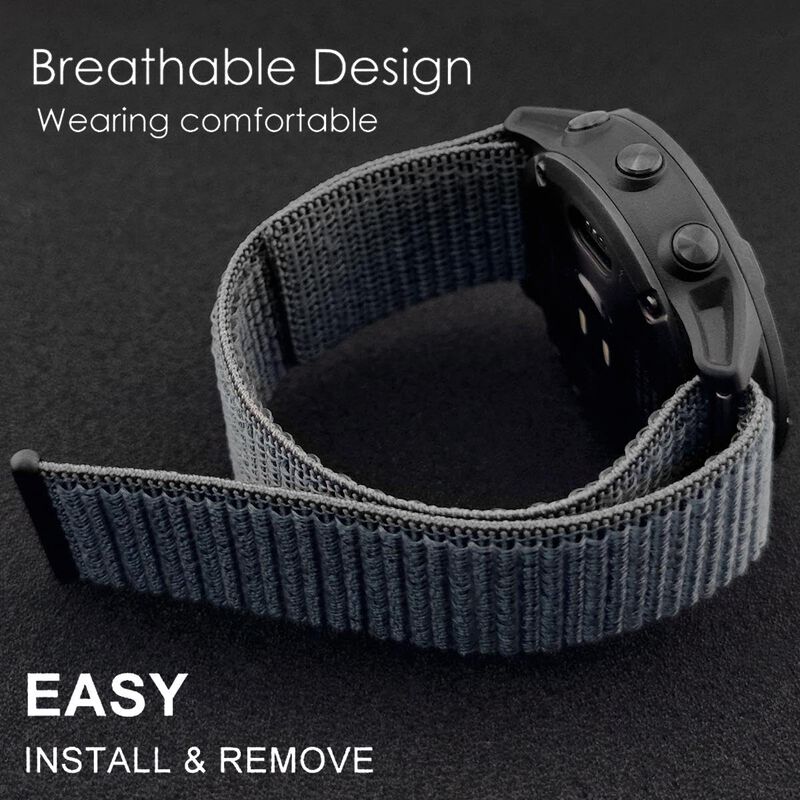 Correa de Reloj Abanen Nylon 26mm Cierre Velcro... image number null