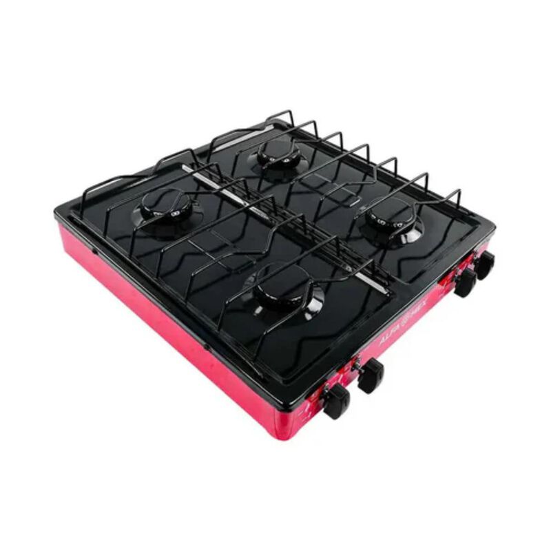 Parrilla de Gas Alfamex 4 Quemadores Roja 311 image number null