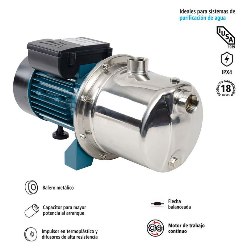 Bomba Centr&iacute;fuga multietapas 1.2 HP image number null