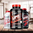 Combo Reductor de grasa Lipo 6 CLA Nutrex + Liquid l carnitine  + Lipo 6 black