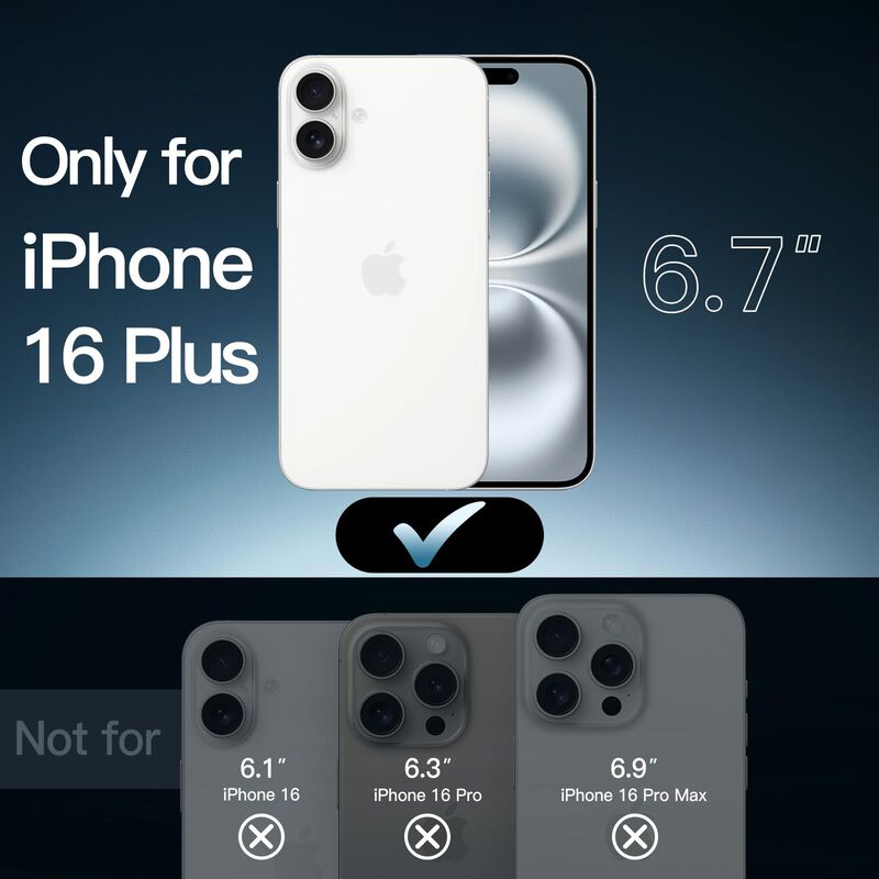 Funda Magn&eacute;tica Transparente para iPhone 16 Plu... image number null