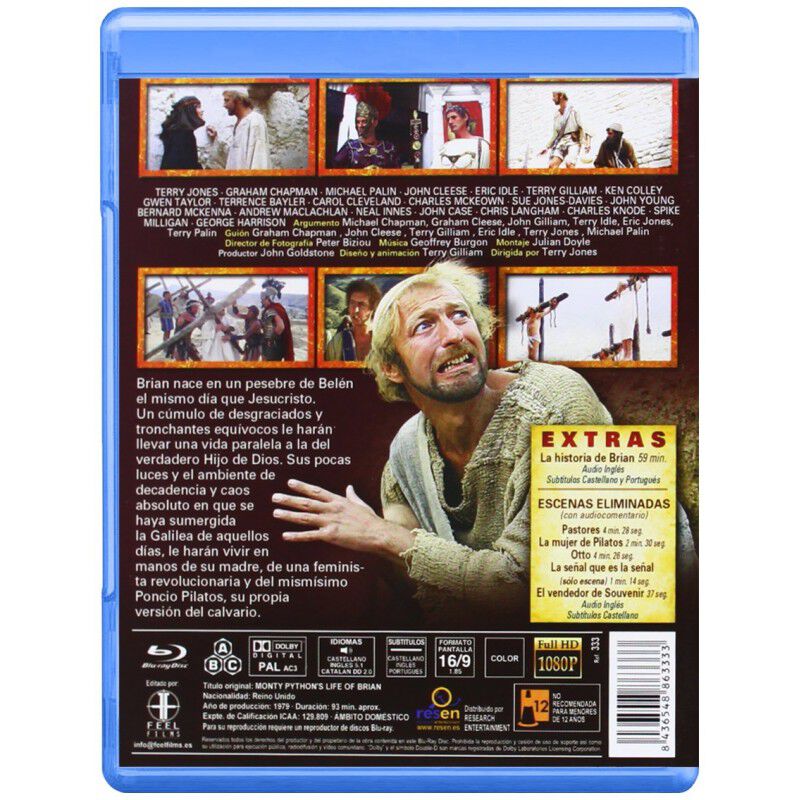 La Vida De Brian [blu-ray] (1979) &mdash; Monty Pytho... image number null