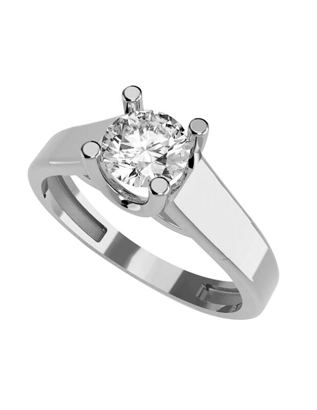 Anillo de Compromiso de 14K con Circonia Talla ... image number null