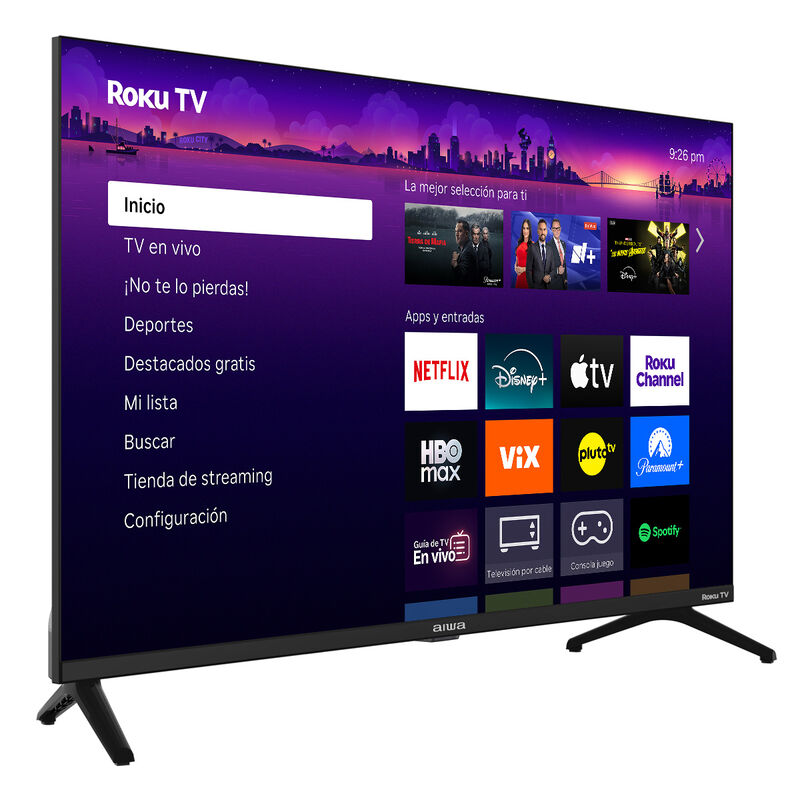 Pantalla Smart Tv 32 Roku Aiwa Qled Hd, 720p, 3... image number null
