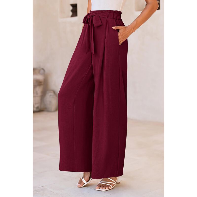 Pantalones Palazzo Prettygarden Vino image number null