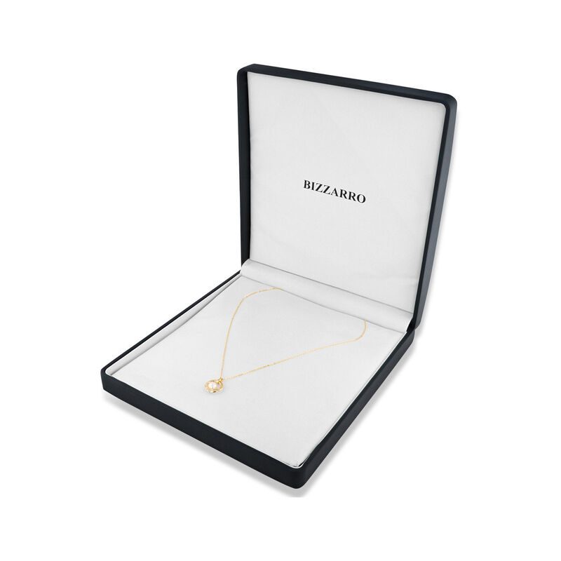 Dije Oro Amarillo 10k Con Perla Y Zirconias + C... image number null