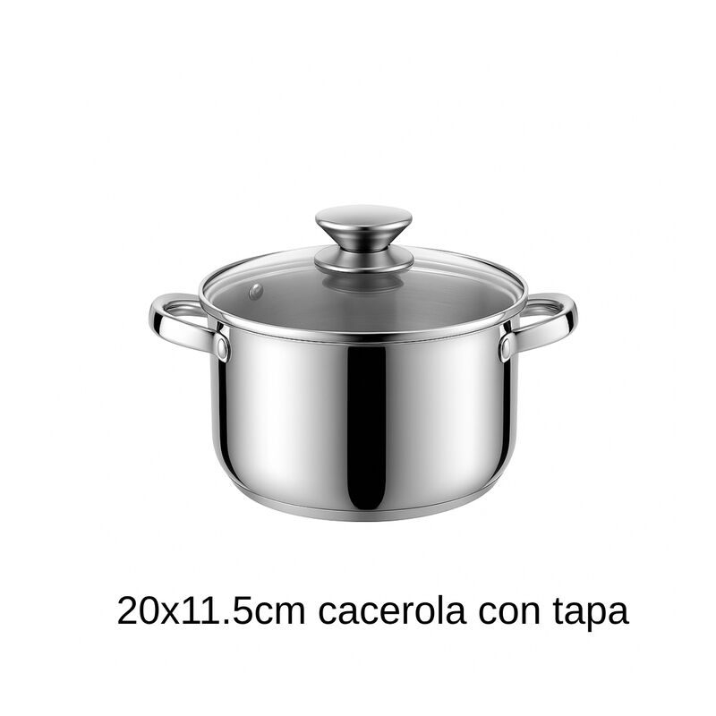 Juego De Bater&iacute;a De Cocina De Acero Inoxidable ... image number null
