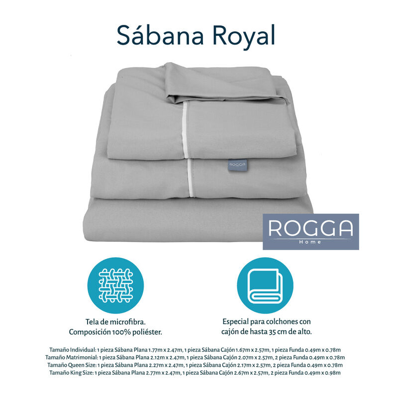 Protector De Colch&oacute;n Impermeable Rogga Lux Quee... image number null