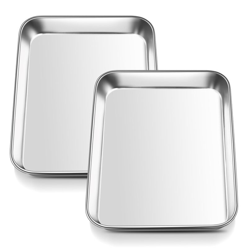 Bandejas para Hornear E-far 24x19 cm Acero Inox... image number null